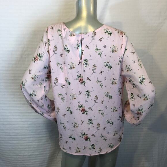 Shades of Blonde Long sleeve Floral Top Size XS - Picture 6 of 10